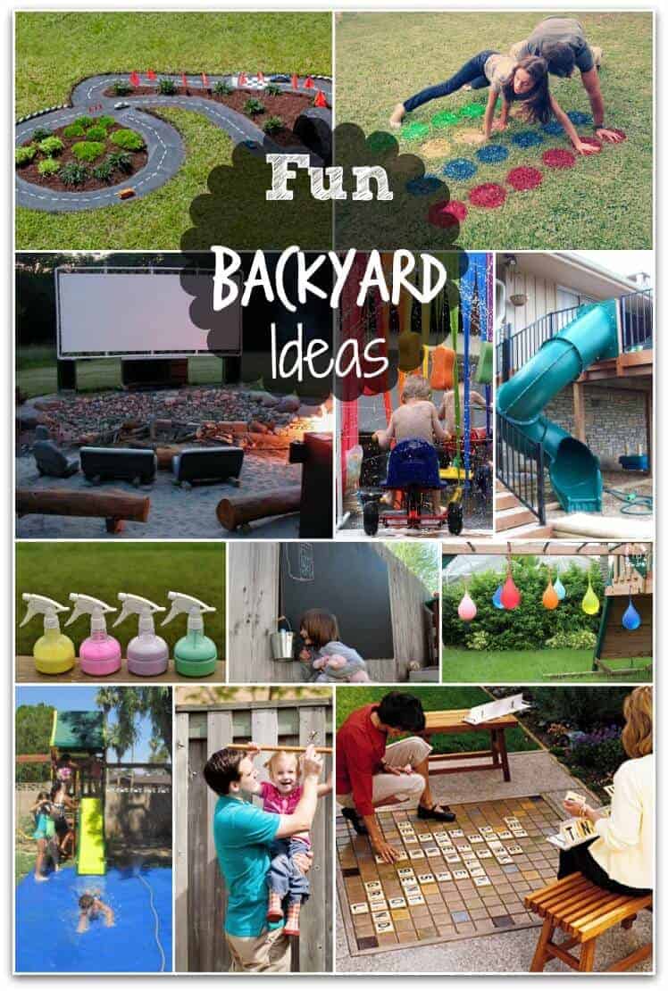 Fun Backyard Ideas - these DIY ideas will make summertime a blast for ...
