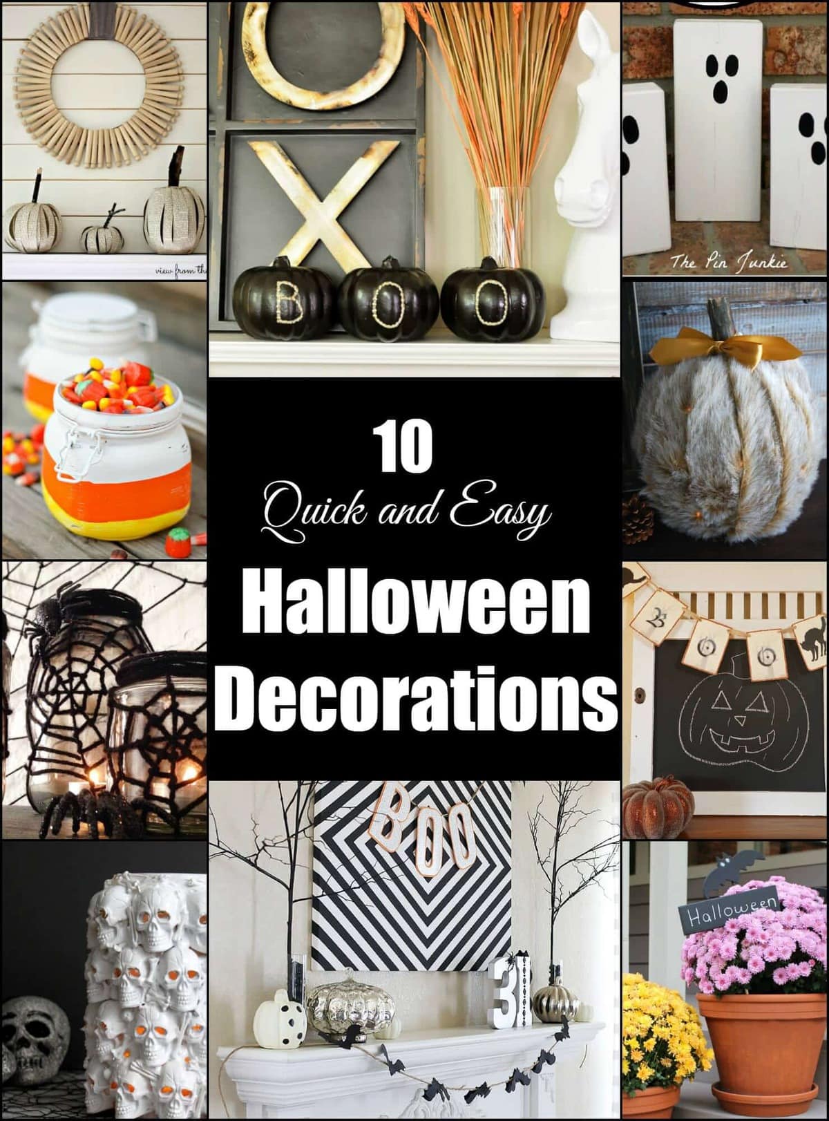 10 Quick And Easy Halloween Decorations Page 2 Of 2 Princess Pinky Girl