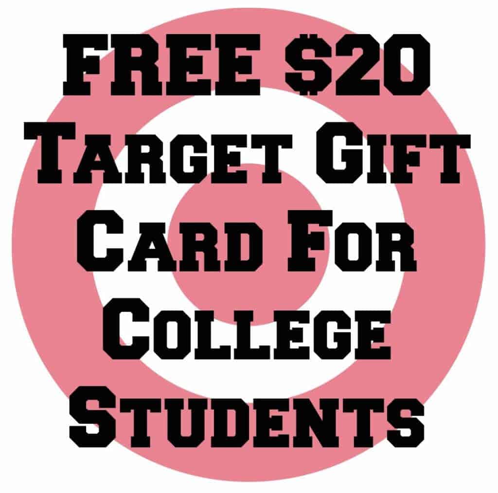 Target Lover Alert! College Students Get 20 Target Gift Card