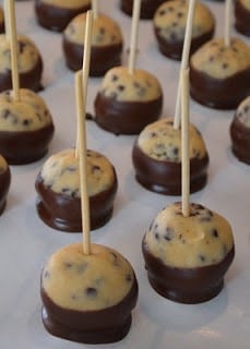 A bunch of food on a tray, with Chocolate and Cookie