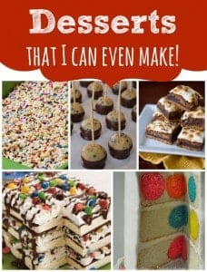 desserts collage