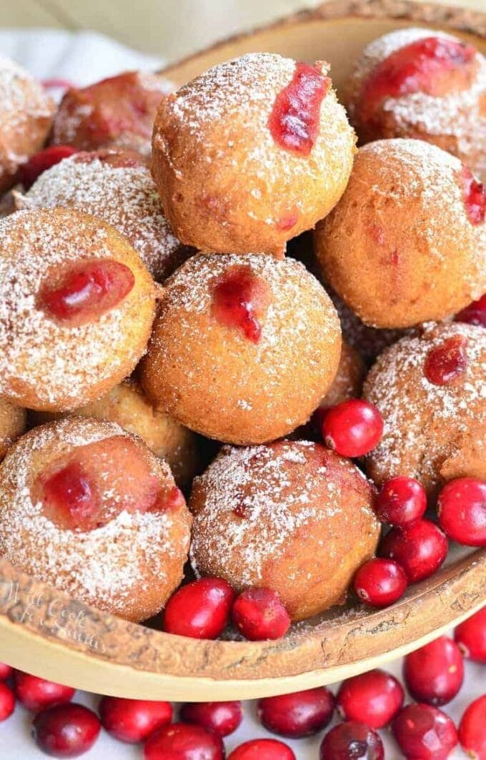 cranberry donut holes