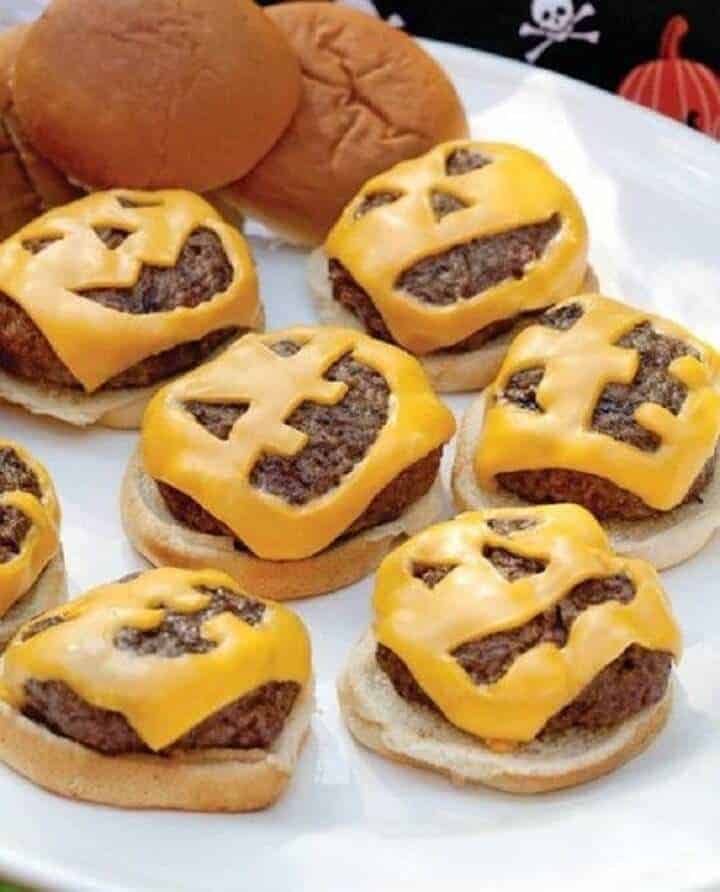 pumpkin cheeseburgers