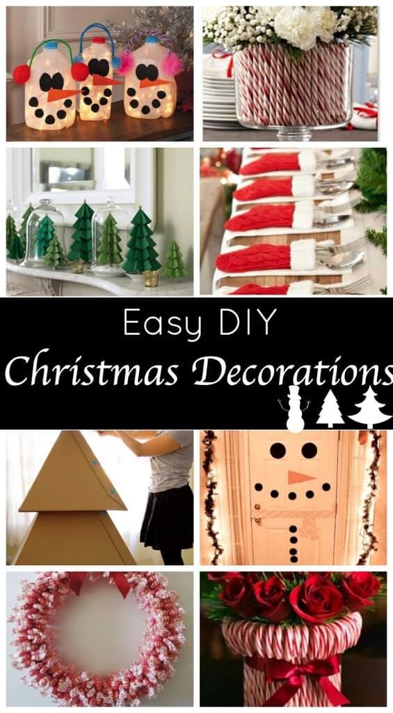 Easy DIY Christmas decorations