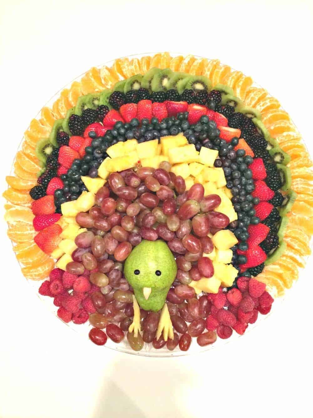 Turkey Fruit Tray