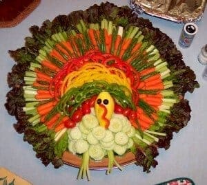 Veggie Turkey Tray