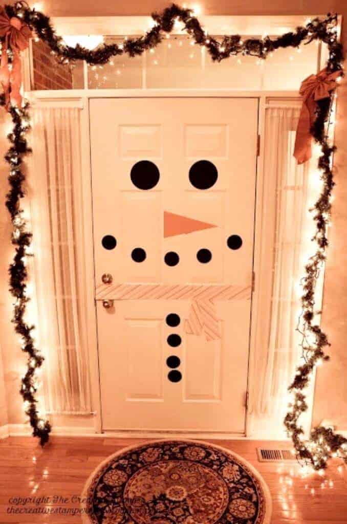 snowman door