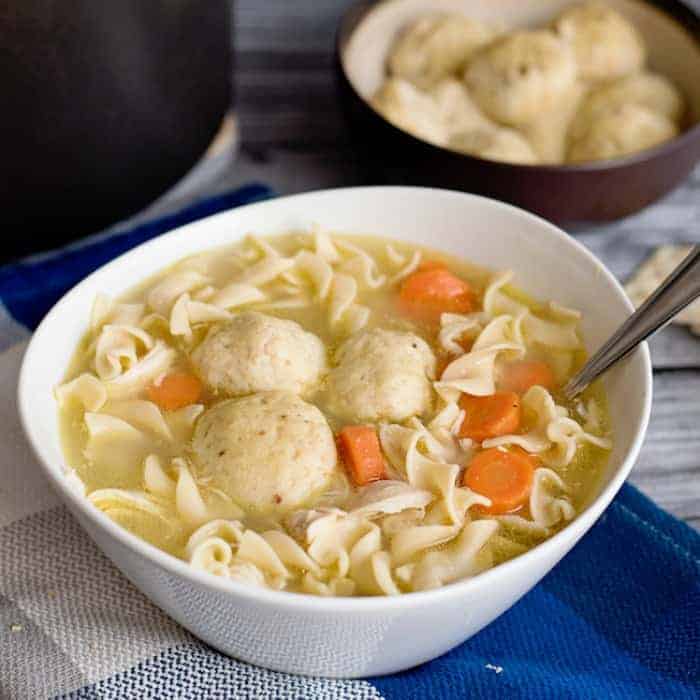 Classic Matzo Ball Soup (Jewish penicillin) - The Lemon Bowl®