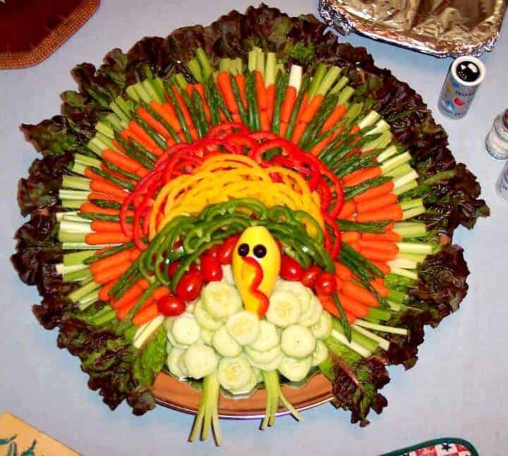 turkey veggie tray
