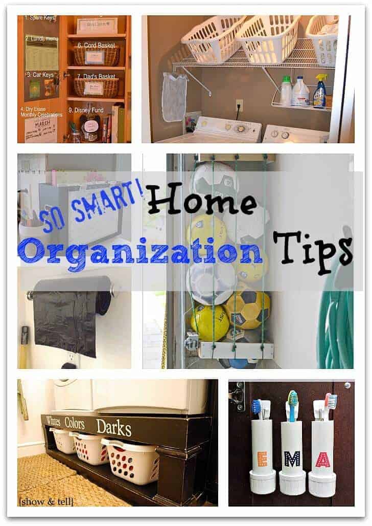 Great home organization tips - why haven't I thought of these!!! SO SMART! Home Organization Tips