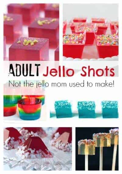 Jello shot collage