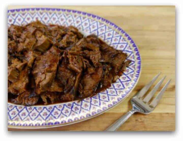 Easy Crockpot Recipes - Slow Cooker Honey Barbecue Brisket