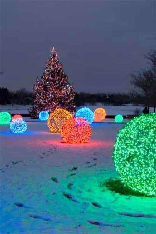 christmas light balls