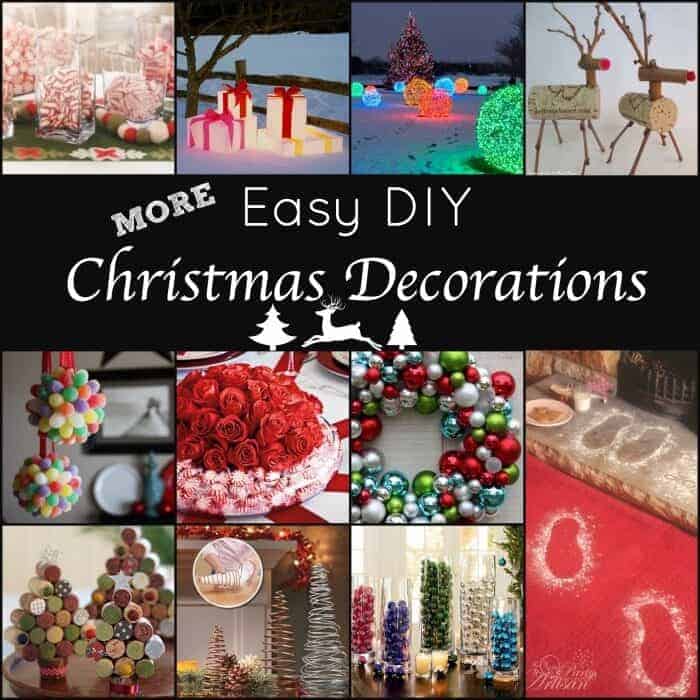 more easy Christmas decorations
