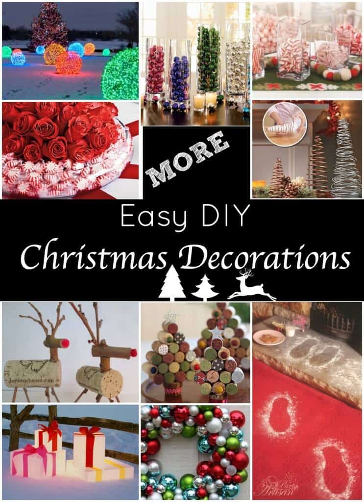 more easy DIY Christmas Decorations