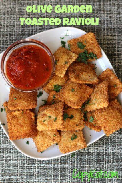 Copycat Olive Garden Toasted Ravioli 