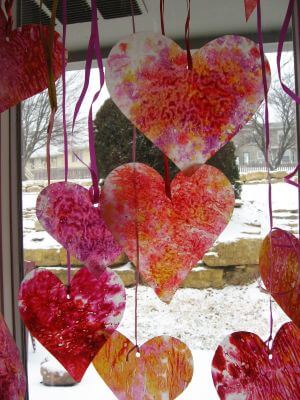 Valentines Tissue Paper Craft - DIY Marta