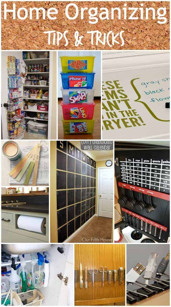 home organizing tip and tricks