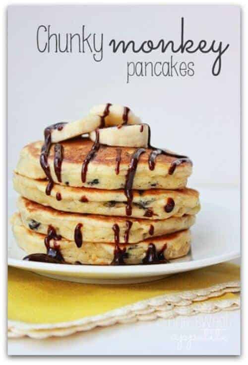 chunky monkey pancakes