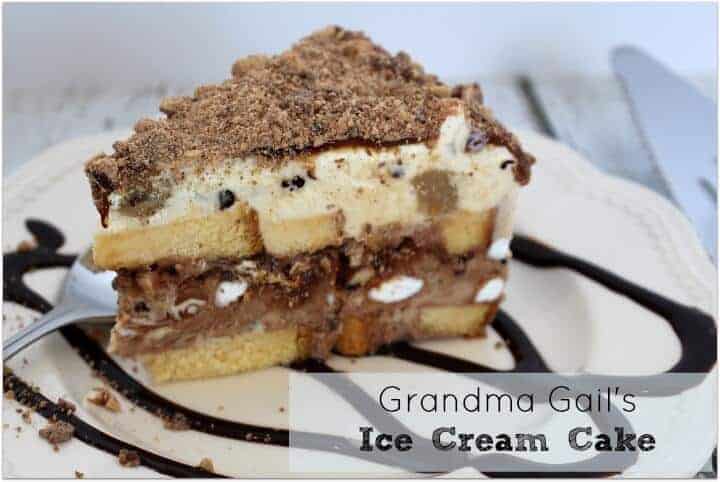 A piece of chocolate cake on a plate, with Ice cream