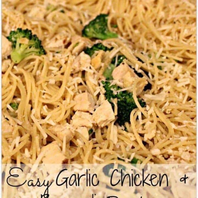 Easy Garlic Chicken and Broccoli Pasta Princess Pinky Girl