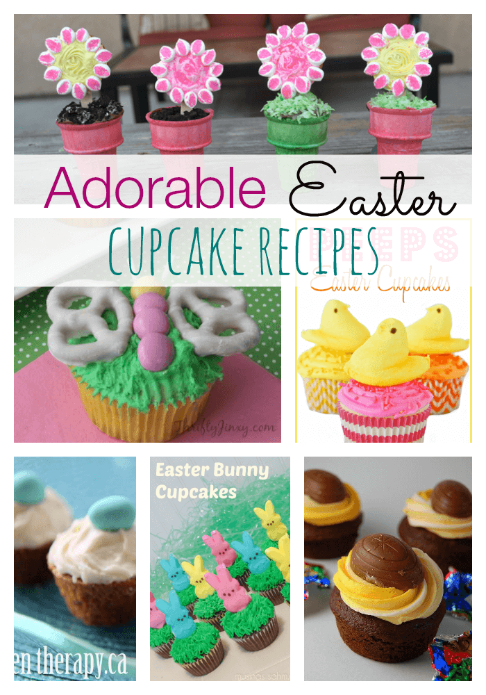 eastercupcakescollage