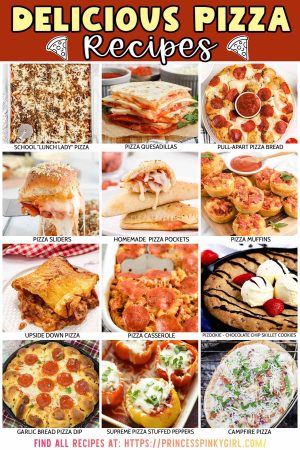 14 Cheesy Delicious Pizza Recipes - Princess Pinky Girl