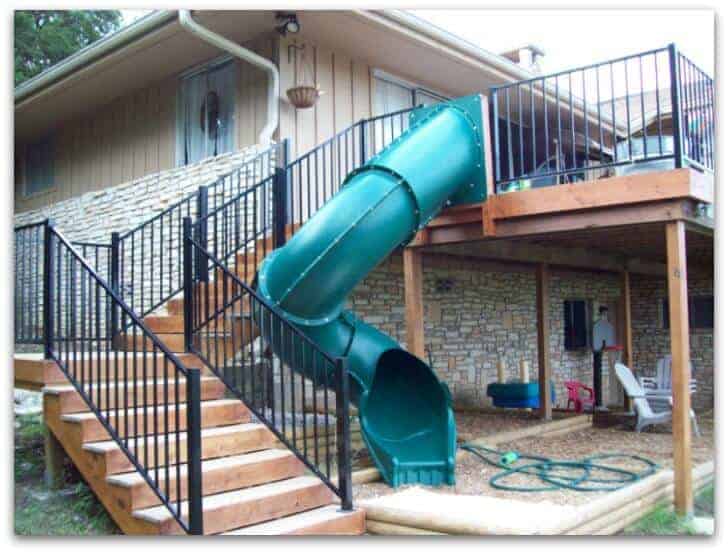 2nd floor deck slide