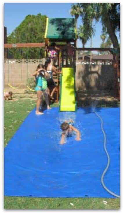 DIY Slip and slide