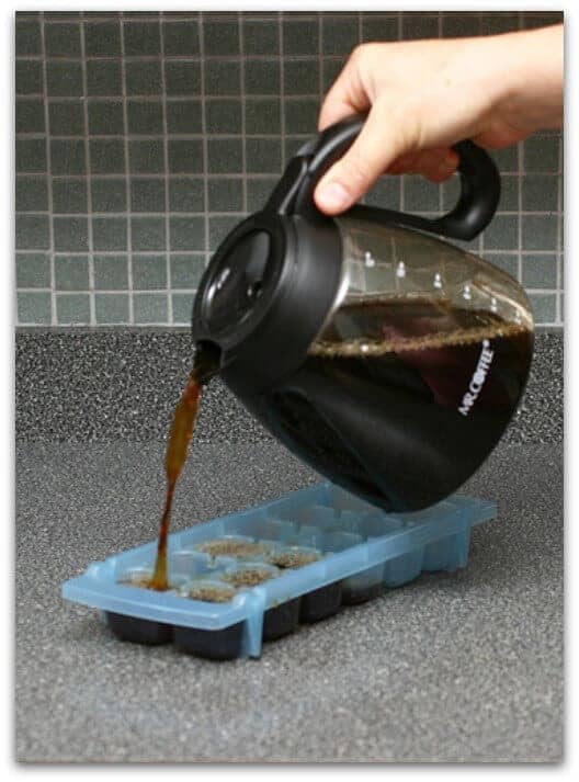 Make Coffee Ice Cubes