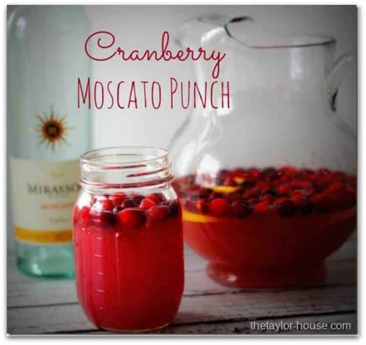 cranberry moscato punch