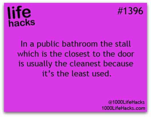 public bathroom hack