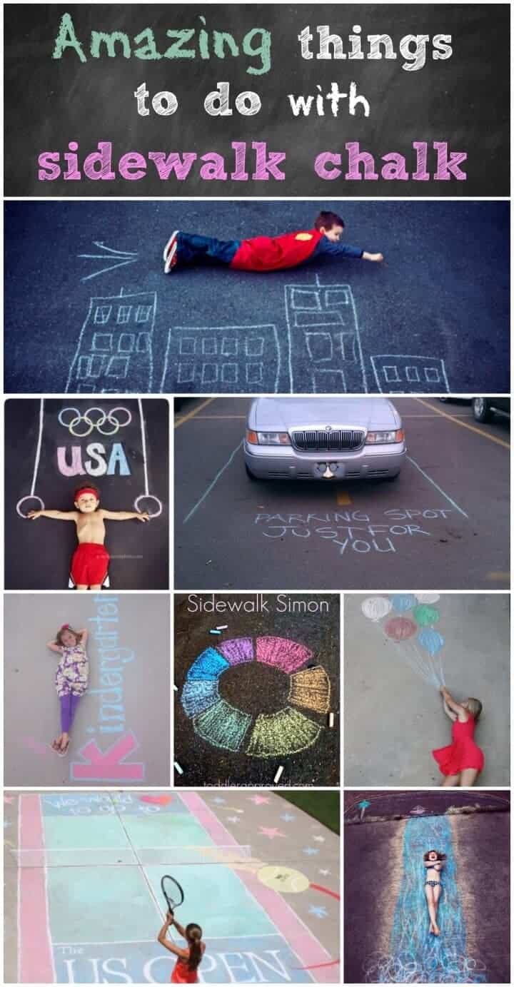 things to do with sidewalk chalk