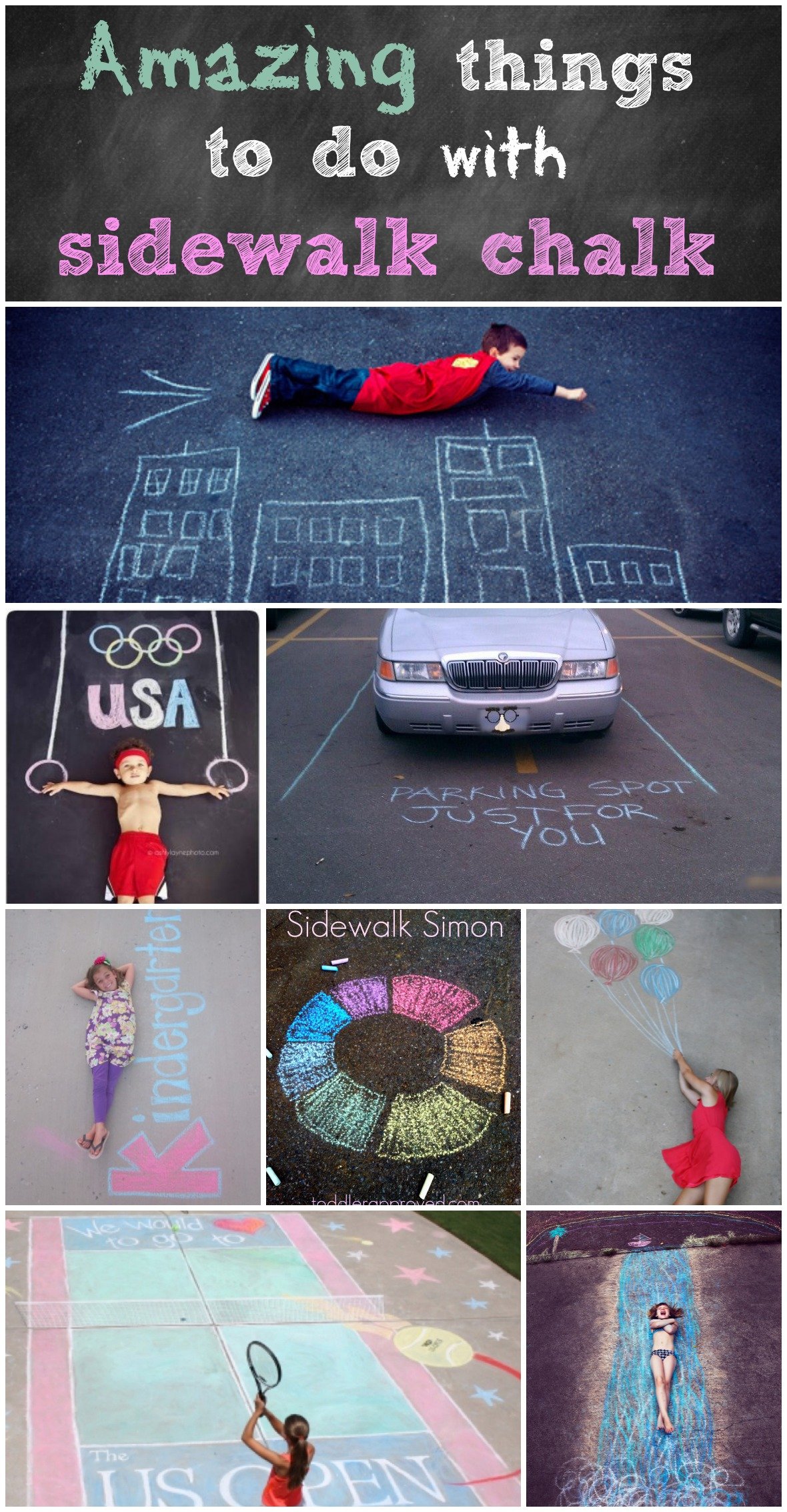 Four Fun Ways to Use Sidewalk Chalk This Summer