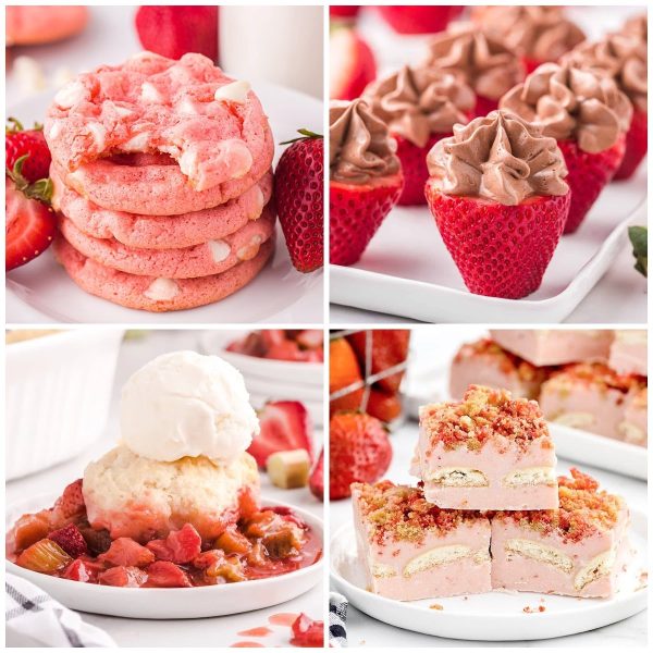 strawberry recipes featured image