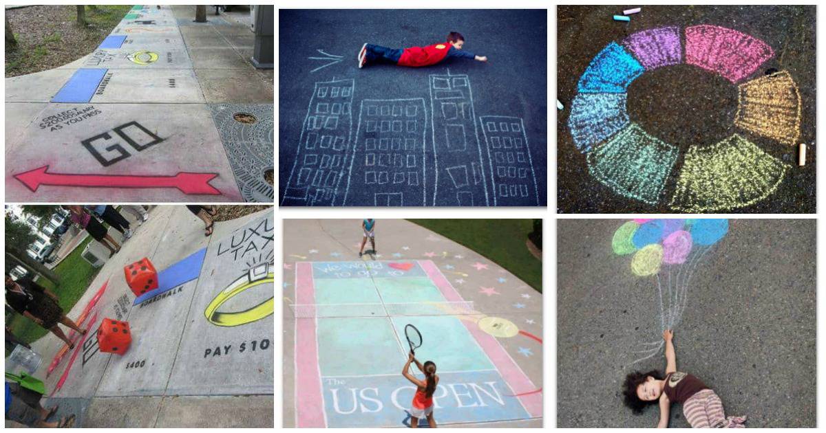 Amazing Things To Do With Sidewalk Chalk Princess Pinky Girl