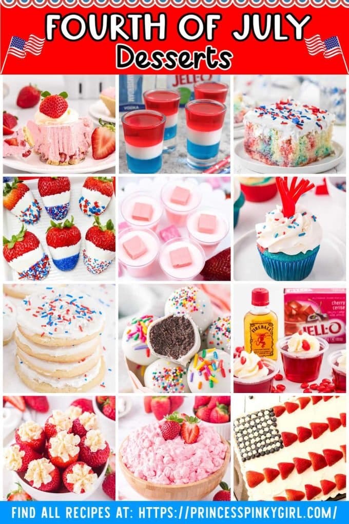 4th of july desserts facebook image