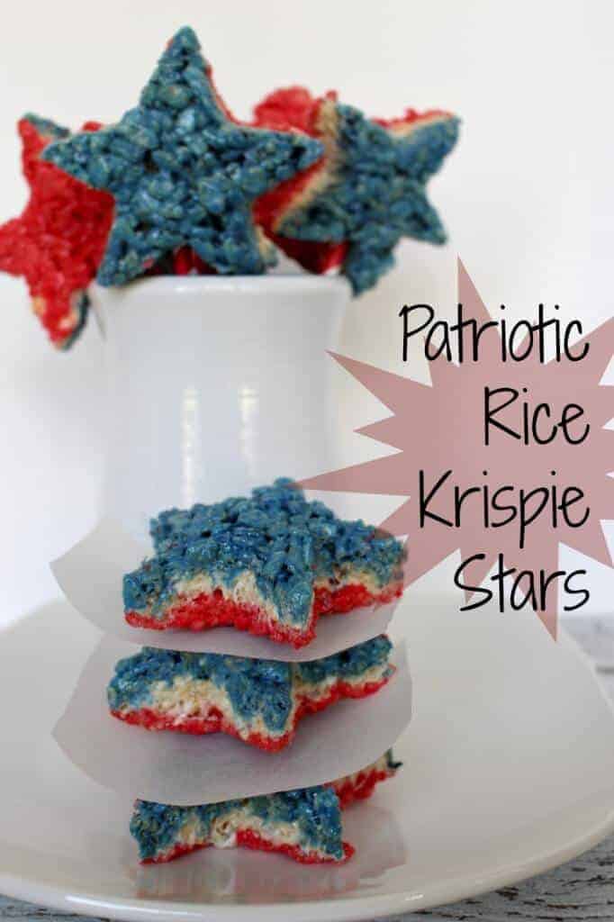 Patriotic Rice Krispie Stars 2