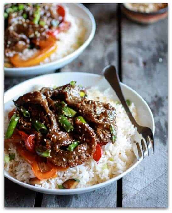 Korean Beef and Toasted Sesame Rice