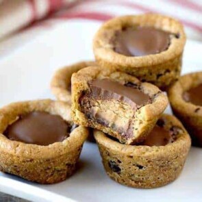 Reese's chocolate chip peanut butter cookie bites featured image