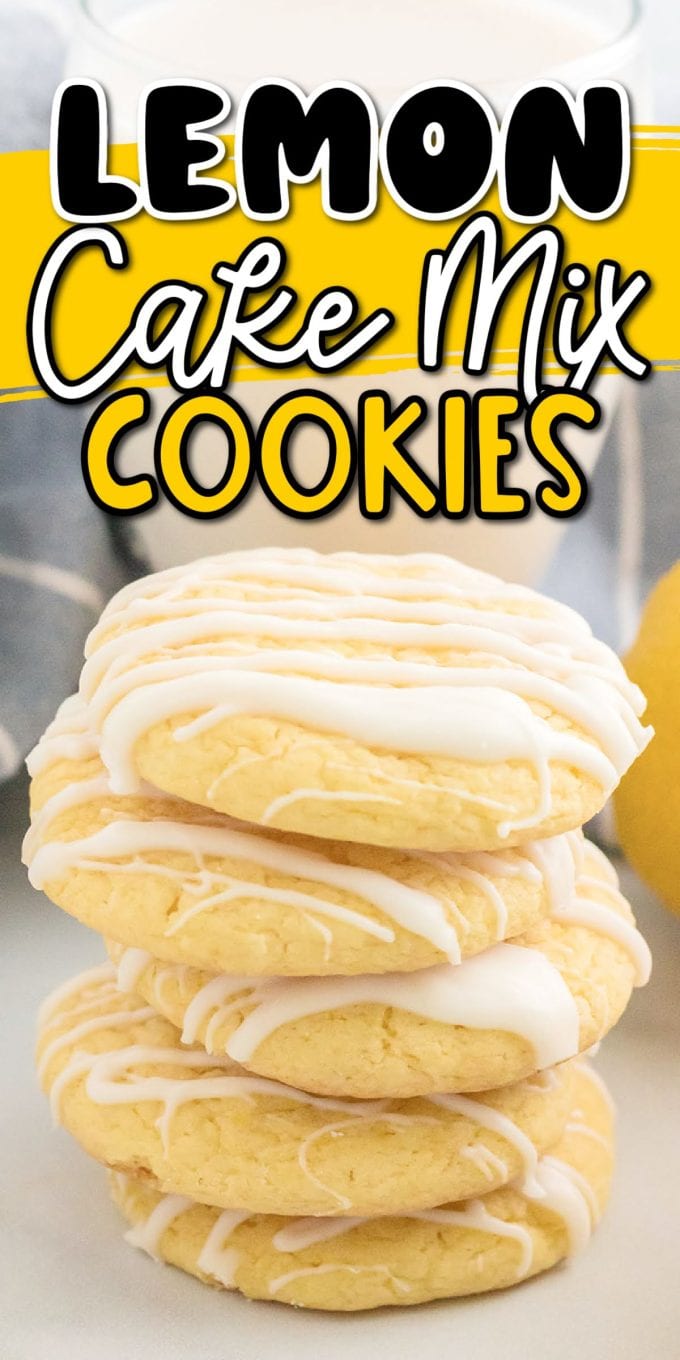 lemon cake mix cookies pinterest