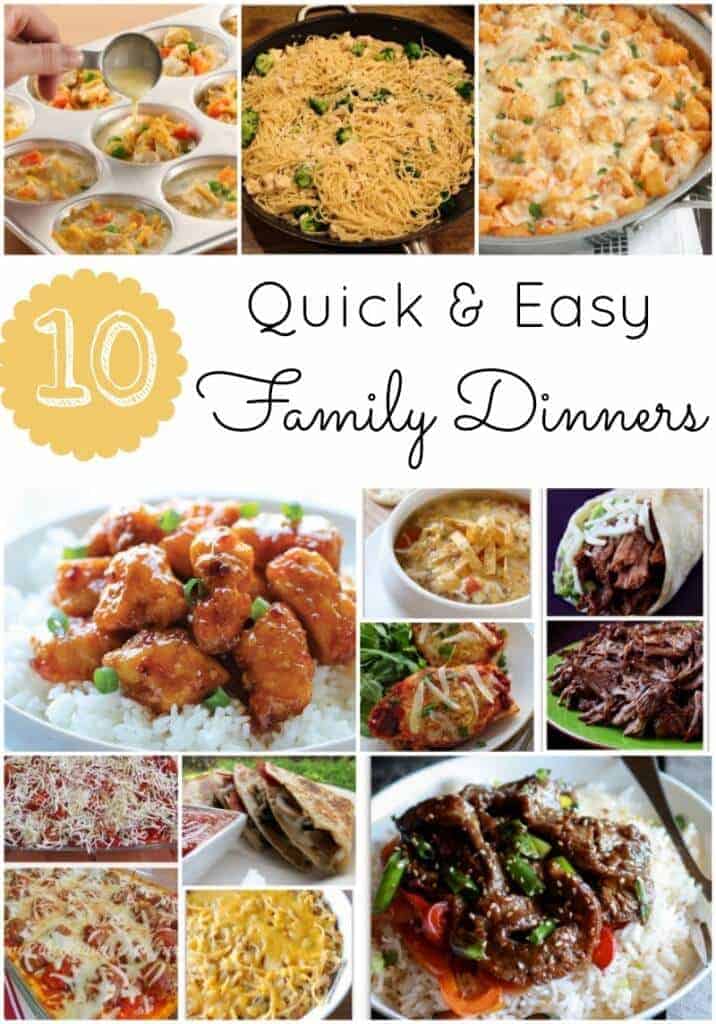 Quick and Easy Dinner Recipes - Princess Pinky Girl