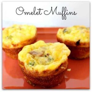 A close up of food, with Muffin tin