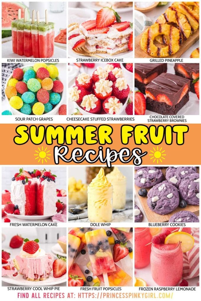 summer fruit recipes fb image
