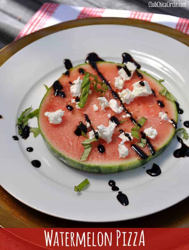 Watermelon Pizza from Club Chica Circle