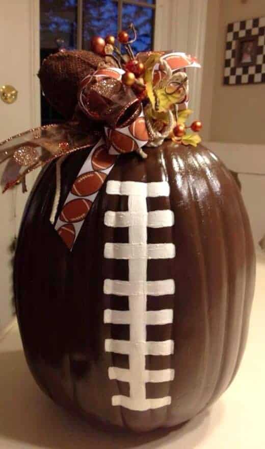 Football pumpkin