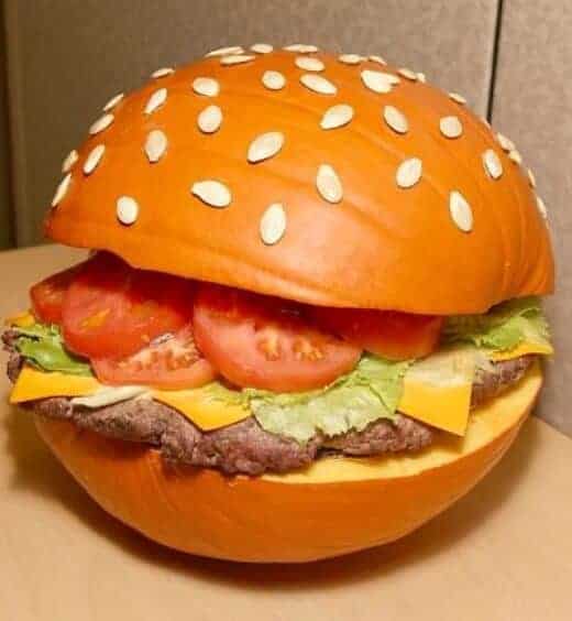 Hamburger Pumpkin