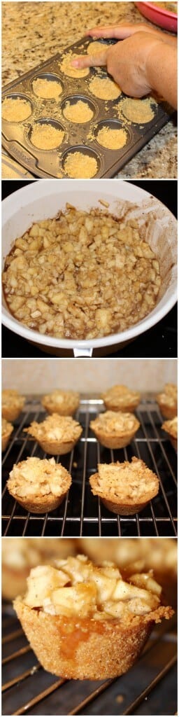 How to make Caramel Apple Crisp Bites