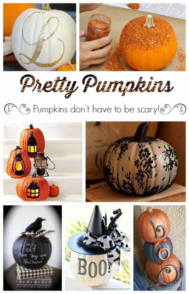 Pretty Pumpkins - because pumpkins don't have to be scarry