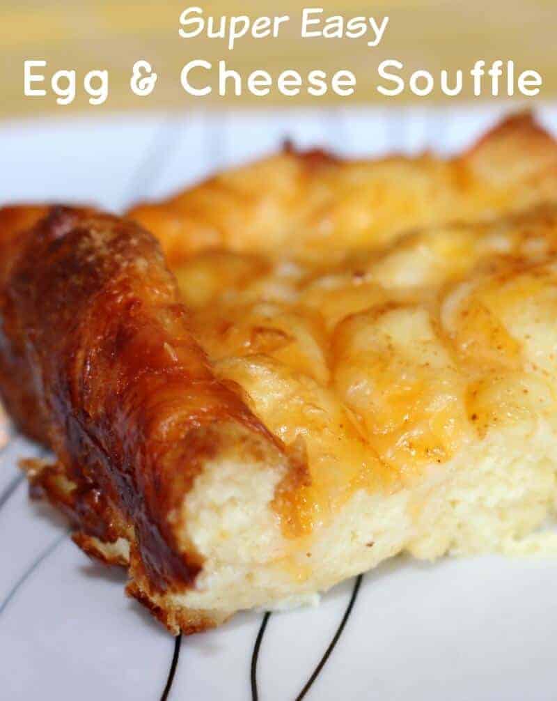 Super easy egg and cheese souffle - Great brunch recipe!